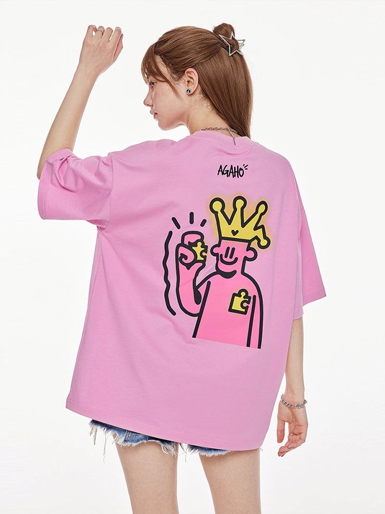 Heavy Summer Trendy Brushed off-Shoulder Short Sleeve T-shirt