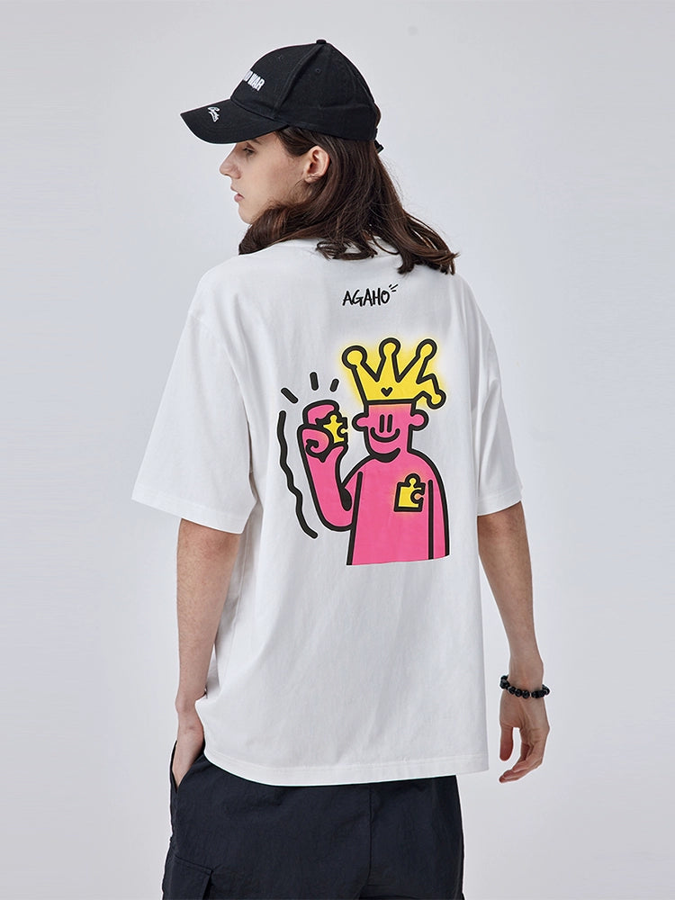 Heavy Summer Trendy Brushed off-Shoulder Short Sleeve T-shirt