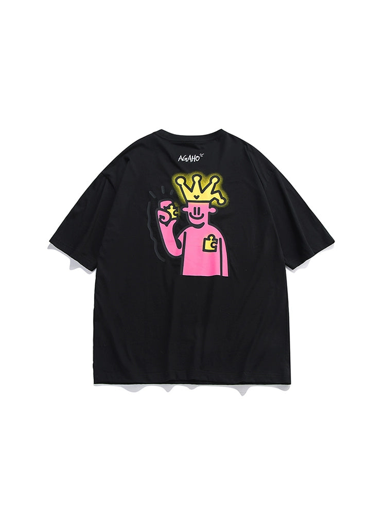 Heavy Summer Trendy Brushed off-Shoulder Short Sleeve T-shirt